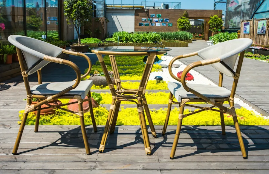 fauteuils de jardin en textilene