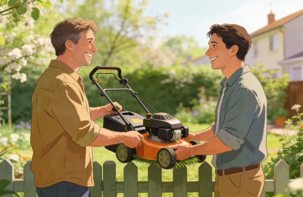 comment louer outil jardinage voisin