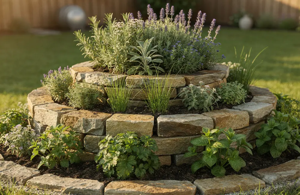 plantes pour spirale aromatique