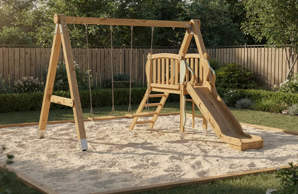 criteres aire de jeux enfant jardin