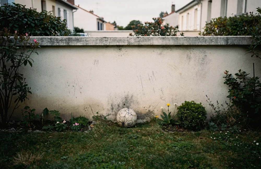 ballon contre mur voisin