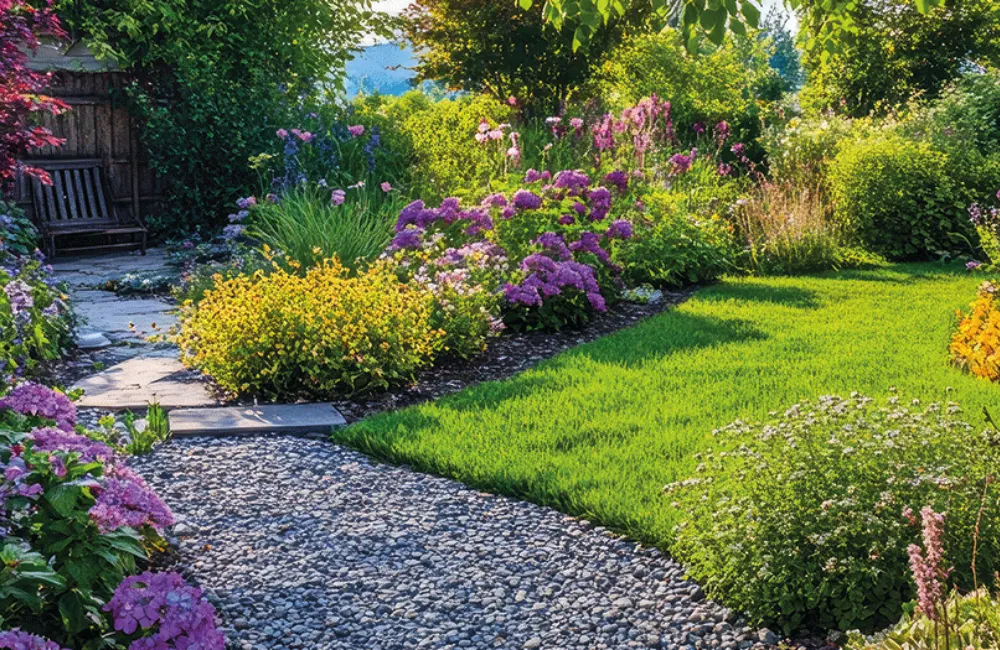 creer jardin esthetique toute lannee
