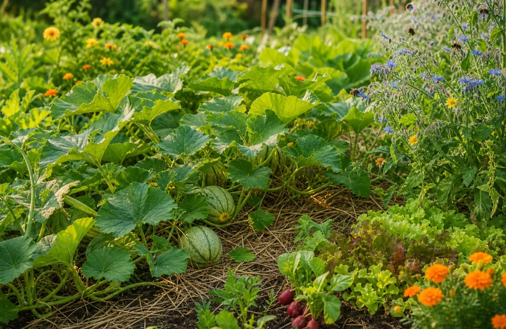 melon avec quels legumes potager