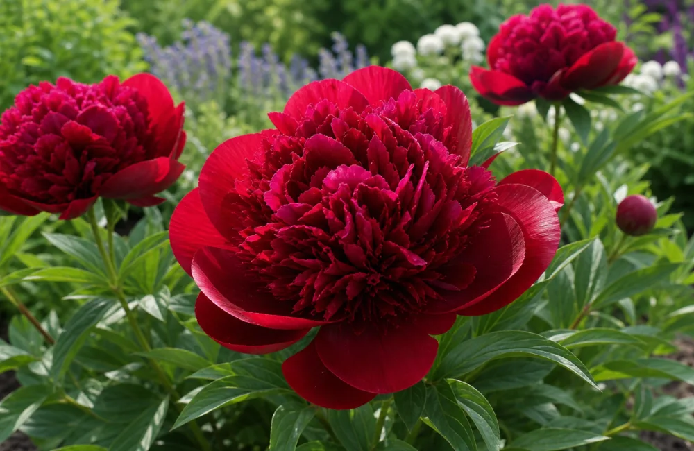 pivoine red charm
