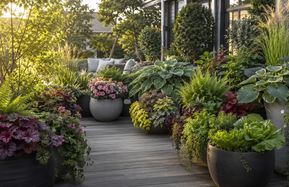 plantes exposition est terrasse
