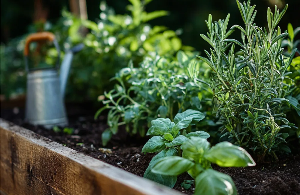 creer jardin aromatique